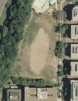 Dirt field, 1999