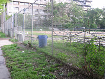 Prison-yard architectural fabric